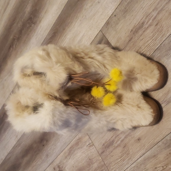 Kate Spade Genuine Leather and Fur Booties - size 10 - Picture 9 of 9